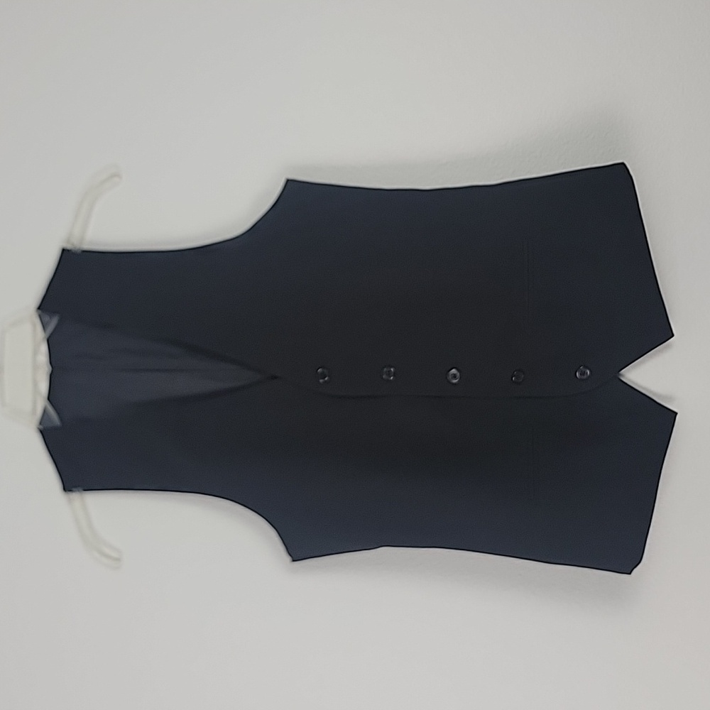 Southeastern Airlines Vintage Classic Black Button-Up Vest Womens S
